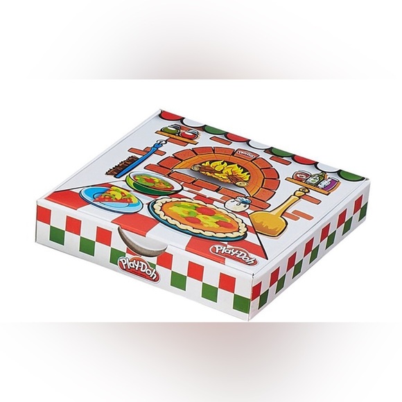 Play-doh Kitchen Creations Pizza Party Food Set with 5 Cans of‎ Play-Doh new - Picture 2 of 5